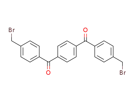 Molecular Structure of 148257-97-0 (Methanone, 1,4-phenylenebis[[4-(bromomethyl)phenyl]-)