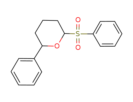 2-(benzenesulphonyl)tetrahydro-6-phenyl-2H-pyran