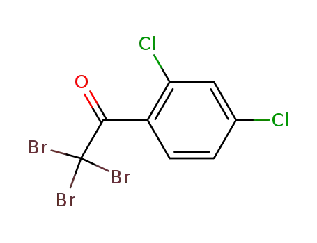 Molecular Structure of 42136-26-5 (2,2,2-tribromo-1-(2,4-dichlorophenyl)ethanone)