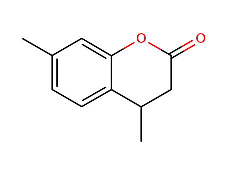 Molecular Structure of 18782-15-5 (4,7-dimethyl-3,4-dihydro-2H-chromen-2-one)
