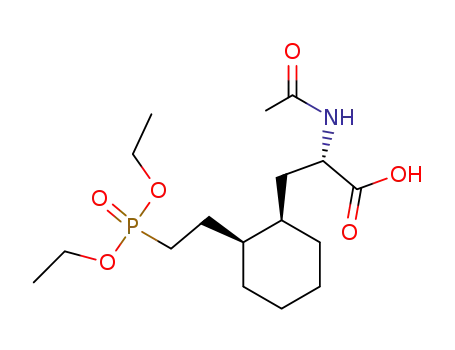 (S)-2-Acetylamino-3-{(1R,2S)-2-[2-(diethoxy-phosphoryl)-ethyl]-cyclohexyl}-propionic acid