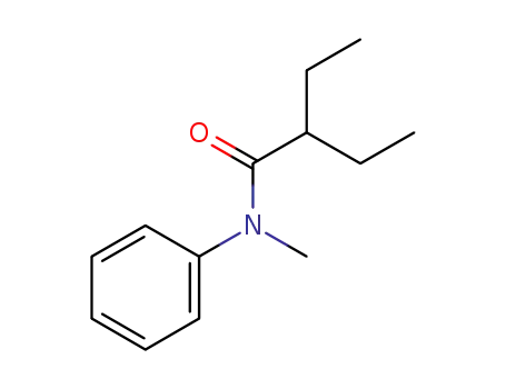 Molecular Structure of 41295-23-2 (2-ethyl-N-methyl-N-phenylbutyramide)