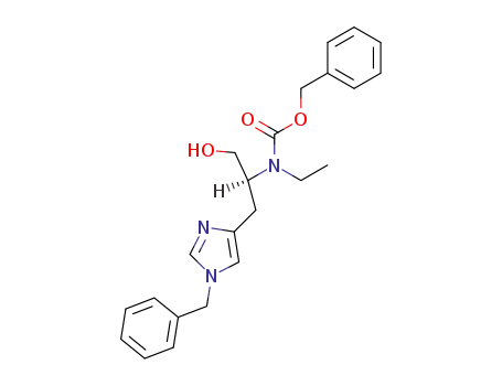 1-benzyl-4-<2'-<N-(benzyloxycarbonyl)-N-ethyl>-3'-hydroxypropyl>imidazole