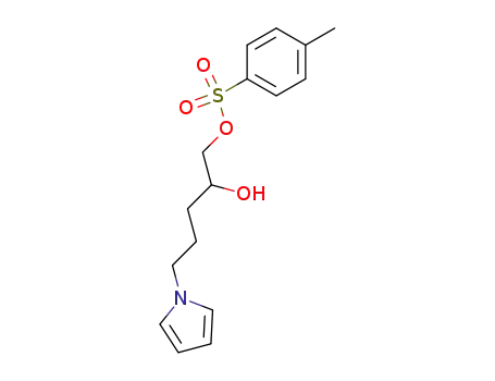 Molecular Structure of 106681-49-6 (5-N-pyrrolylpentane-1,2-diol 1-p-toluenesulfonate)