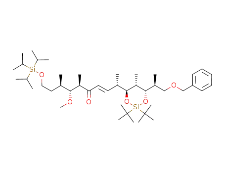 (E)-(2S,6R,7R,8R)-2-[(4S,5S,6S)-6-((S)-2-Benzyloxy-1-methyl-ethyl)-2,2-di-tert-butyl-5-methyl-[1,3,2]dioxasilinan-4-yl]-7-methoxy-6,8-dimethyl-10-triisopropylsilanyloxy-dec-3-en-5-one