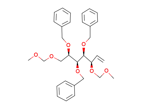 (2R,3S,4R,5R)-2,3,4-Tri-O-benzyl-1,5-bis-O-(methoxymethyl)-6-heptene-1,2,3,4,5-pentol