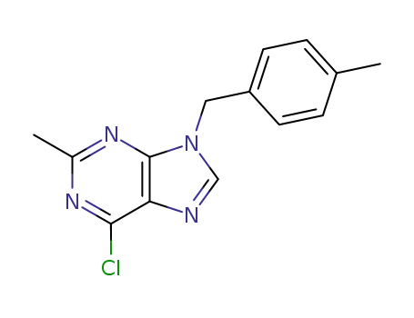 6-chloro-2-methyl-9-(4-methylbenzyl)-9H-purine