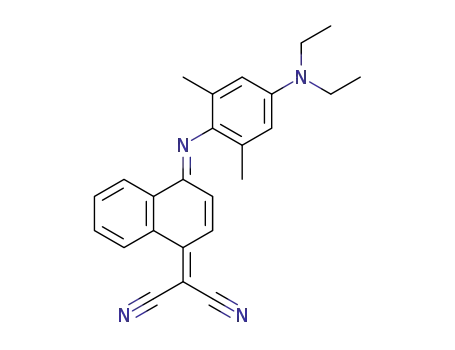 4-(4-diethylamino-2,6-dimethylphenylimino)-1,4-dihydronaphthylidenemalononitrile