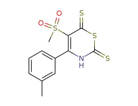 2H-1,3-Thiazine-2,6(3H)-dithione,
4-(3-methylphenyl)-5-(methylsulfonyl)-