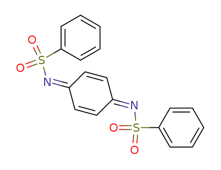 Molecular Structure of 1050-82-4 (Benzenesulfonamide,N,N'-2,5-cyclohexadiene-1,4-diylidenebis-)