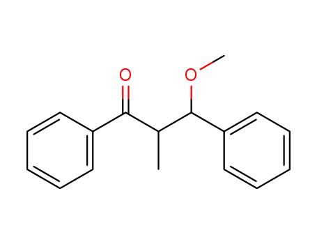 1-Propanone, 3-methoxy-2-methyl-1,3-diphenyl-, (2R,3R)-rel-