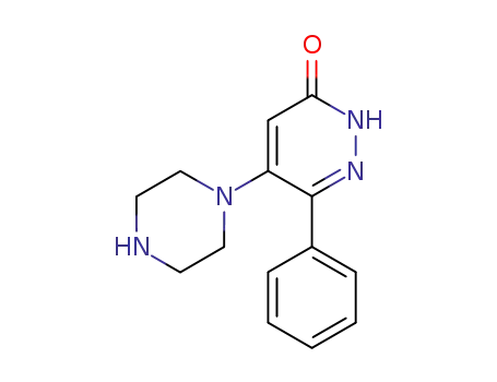 6-Phenyl-5-(piperazin-1-yl)pyridazin-3(2H)-one