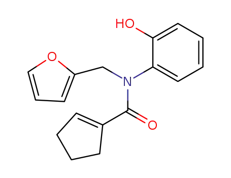 Cyclopent-1-enecarboxylic acid furan-2-ylmethyl-(2-hydroxy-phenyl)-amide