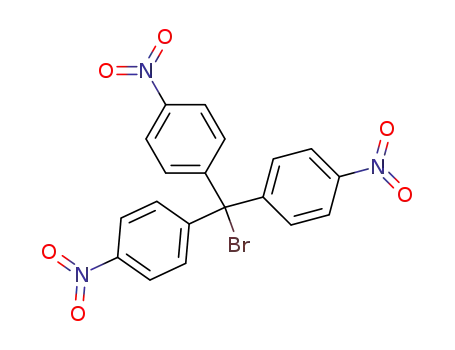 Molecular Structure of 38389-64-9 (Benzene, 1,1',1''-(bromomethylidyne)tris[4-nitro-)