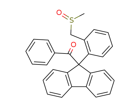 9-Benzoyl-9-(o-methylsulfinylmethylphenyl)fluorene