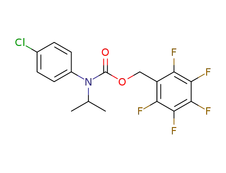 pentafluorobenzyl (N,N-isopropyl-p-chlorophenyl)carbamate