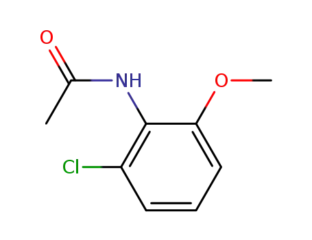 Molecular Structure of 82344-35-2 (Acetamide, N-(2-chloro-6-methoxyphenyl)-)