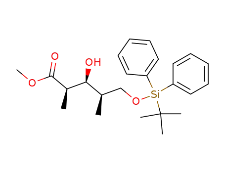 methyl (2R,3S,4R)-5-(tert-butyldiphenylsiloxy)-3-hydroxy-2,4-dimethylpentanoate