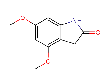 Molecular Structure of 23659-88-3 (4,6-DiMethoxyindolin-2-one)
