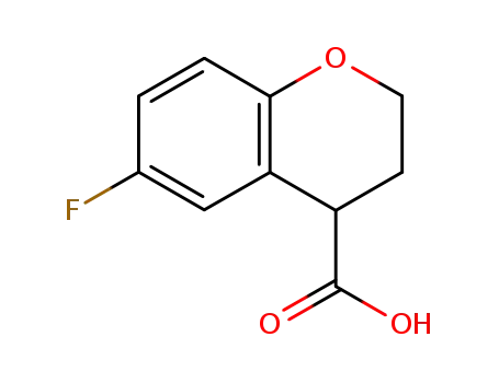 2H-1-Benzopyran-4-carboxylic acid, 6-fluoro-3,4-dihydro-