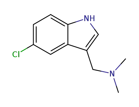 Molecular Structure of 830-94-4 (5-CHLOROGRAMINE)