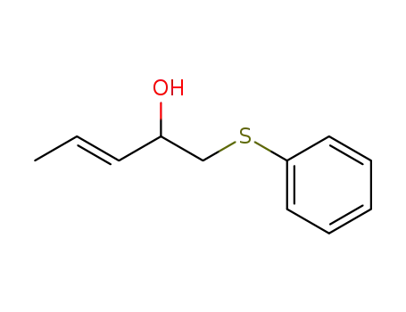 (3E)-2-hydroxy-1-phenylthio-3-pentene