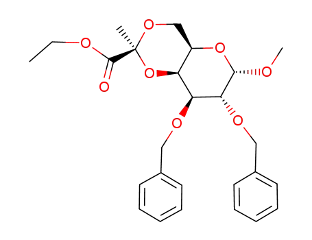 methyl 2,3-di-O-<(S)-(1-ethoxycarbonyl)ethylidene>-α-D-galactopyranoside