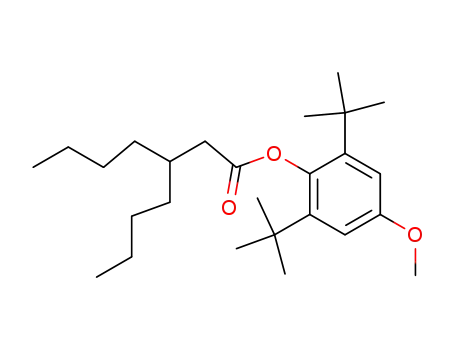 3-Butyl-heptanoic acid 2,6-di-tert-butyl-4-methoxy-phenyl ester