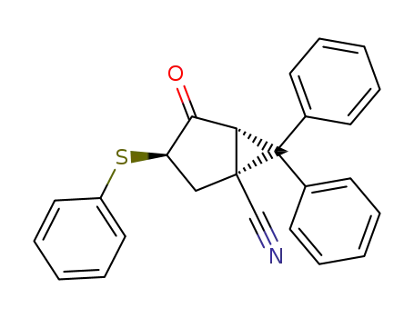 exo-3-(phenylsulfenyl)-5-cyano-6,6-diphenylbicyclo<3.1.0>hexan-2-one