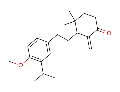 3-(3-isopropyl-4-methoxyphenethyl)-4,4-dimethyl-2-methylenecyclohexanone