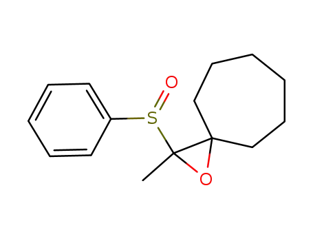 2'-Methyl-2'-(phenylsulfinyl)spiro<cycloheptane-1,1'-oxirane>