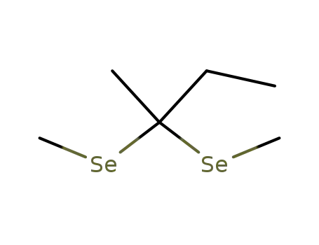 Molecular Structure of 56051-07-1 (Butane, 2,2-bis(methylseleno)-)