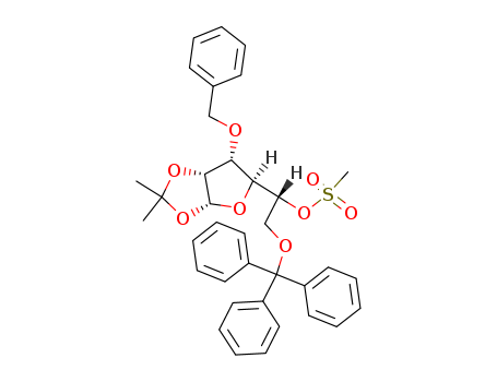 3-O-Benzyl-1,2-O-isopropylidene-6-O-trityl-a-D-glucofuranose