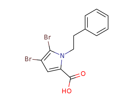 1H-Pyrrole-2-carboxylic acid, 4,5-dibromo-1-(2-phenylethyl)-