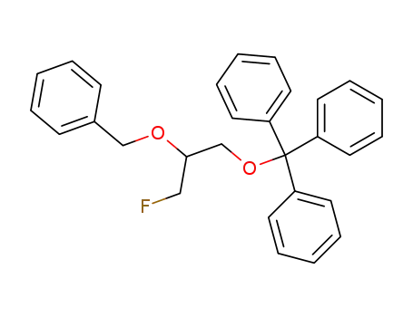 (+/-)-2-(benzyloxy)-1-fluoro-3-(trityloxy)propane