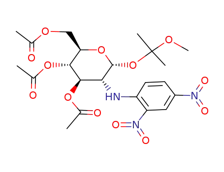1-methoxy-1-methylethyl 3,4,6-tri-O-acetyl-2-deoxy-2-(2,4-dinitroanilino)-α-D-glucopyranoside