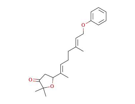 5-((1E,5E)-1,5-Dimethyl-7-phenoxy-hepta-1,5-dienyl)-2,2-dimethyl-dihydro-furan-3-one