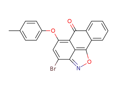 3-Bromo-5-p-tolyloxy-anthra[1,9-cd]isoxazol-6-one
