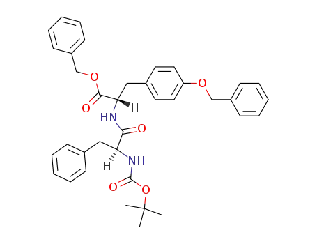 Boc-Phe-Tyr(CH<sub>2</sub>-Ph)-OCH<sub>2</sub>Ph