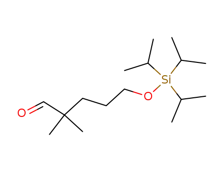 2,2-dimethyl-5-((triisopropylsilyl)oxy)pentanal