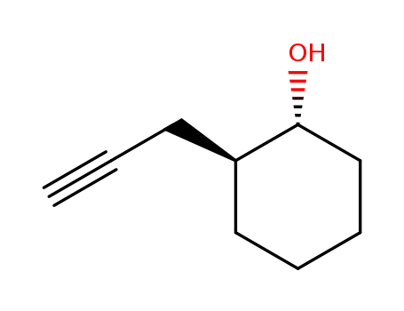 Molecular Structure of 101859-16-9 ((1R,2S)-2-(prop-2-yn-1-yl)cyclohexanol)
