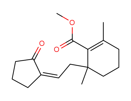 2,6-Dimethyl-6-{2-[2-oxo-cyclopent-(Z)-ylidene]-ethyl}-cyclohex-1-enecarboxylic acid methyl ester