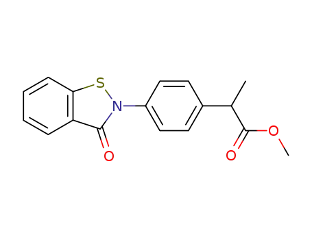 metile 2-<4-(3-oxo-1,2-benzisotiazolin-2-il)fenil>propionato