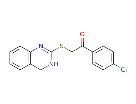 Molecular Structure of 82100-37-6 (S-(p-chlorophenacyl)-2-mercapto-1,4-dihydroquinazoline)