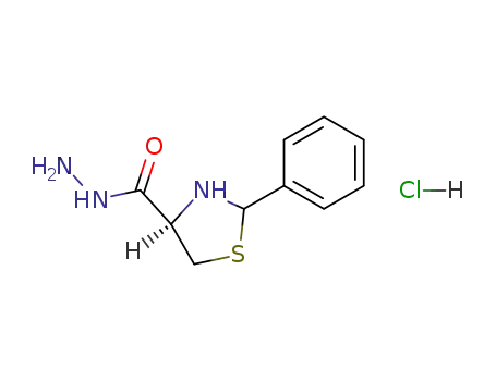Molecular Structure of 106086-21-9 (2-phenyl-1,3-thiazolidine-4-carbohydrazide hydrochloride)