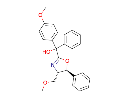 ((4S,5S)-4-Methoxymethyl-5-phenyl-4,5-dihydro-oxazol-2-yl)-(4-methoxy-phenyl)-phenyl-methanol