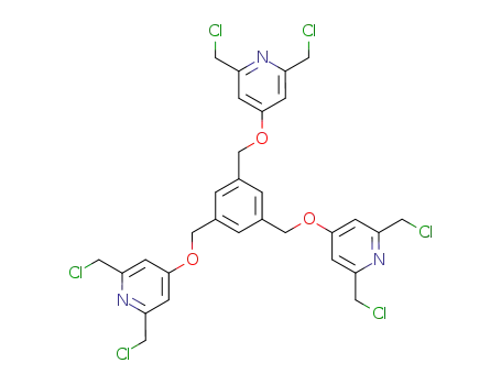 1,3,5-Tris[(2,6-bis(chloromethyl)-4-pyridinyloxy)methyl]-benzol