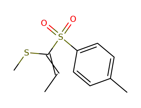 1-Methyl-4-((E)-1-methylsulfanyl-prop-1-ene-1-sulfonyl)-benzene