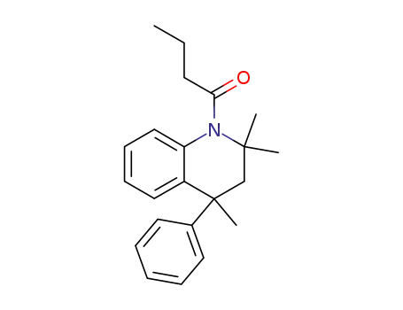 Molecular Structure of 84816-96-6 (1-(2,2,4-trimethyl-4-phenyl-3,4-dihydroquinolin-1(2H)-yl)butan-1-one)
