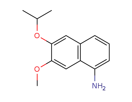 1-Naphthalenamine, 7-methoxy-6-(1-methylethoxy)-